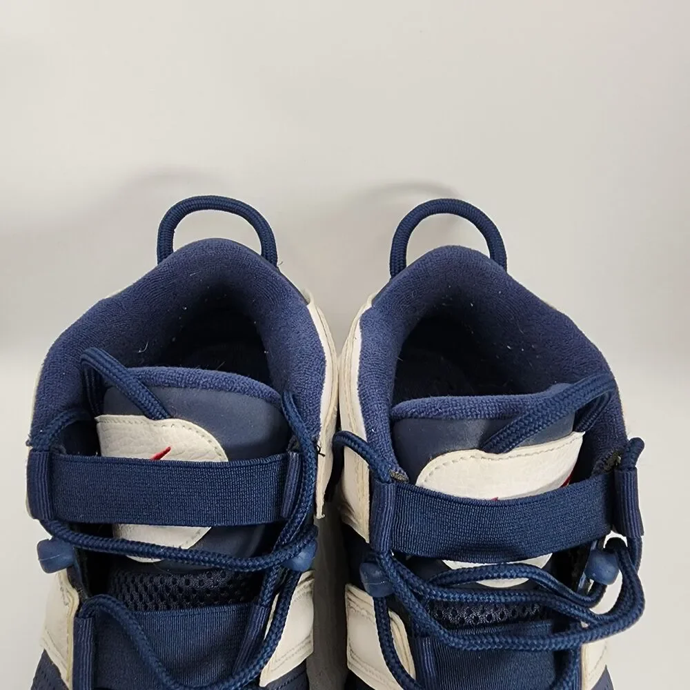 Nike‎ Air More Max Uptempo 2016 Olympic Men's Size 8 Shoes Navy White 414962-104